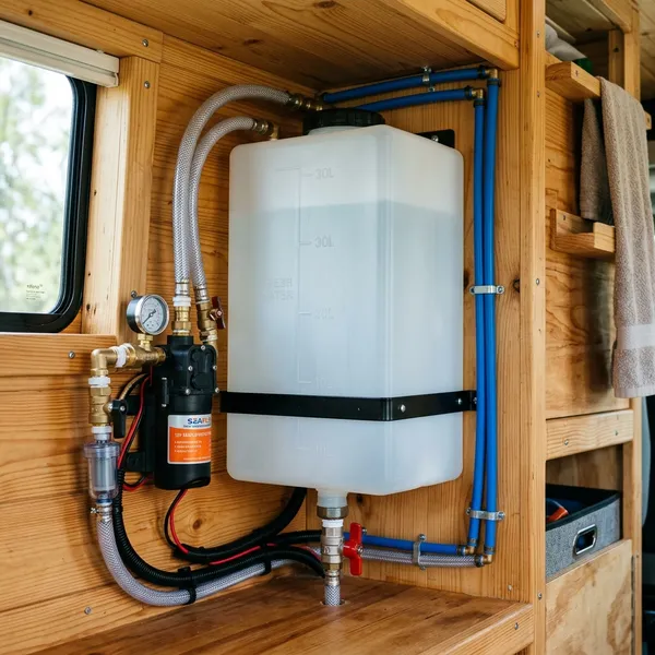 Wie groß sollte der Wassertank im Camper sein?